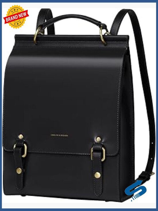 Leather Backpack Purse for Women Vintage Casual Travel School Bag
